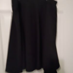 Elegant Black Skater Skirt